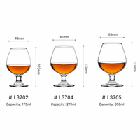 Offre Spéciale – Verres à Brandy et à Vin en Verre Soufflé à la Main Sans Plomb pour Restaurants, Hôtels et Bars