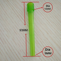 Embout en plastique pour chicha en verre, tuyau jetable avec technologie miroir