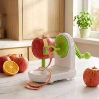 Groothandel OEM Handmatige Appel Schiller Snijder Ontpitter Machine BPA Vrij Fruit Schilgereedschap met Zuignap