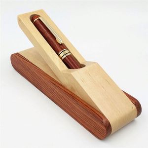 Luxury Rosewood Pen <b>Gift</b> <b>Set</b> with Folding Wooden Case - Custom Engraved Promotional Executive Pens - Product Image 2