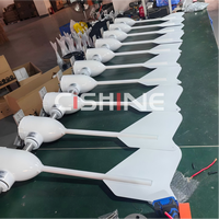 Générateur éolien à axe horizontal compact CISHINE pour éclairage public et système hybride solaire hors réseau