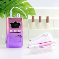 35000 tr/min moteur sans balais silencieux vitesse réglable manucure USB Charge Rechargeable perceuse à ongles machine avec 3 boutons de vitesse