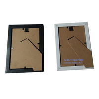 Cadre photo en bois MDF classique noir et blanc, écologique, avec logo personnalisé, impression UV, pour cadres d'affiches A1-A5