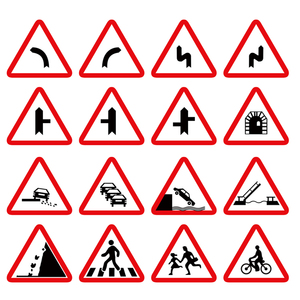 تحذير حركة المرور على الطرق التلقائي المعدني وسم حركة المرور المورد بالجملة - Product Image 5