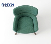 Chaise longue de salon pour hôtel Hampton Hilton, approuvée, moderne, durable, en tissu écologique, pour hall d'entrée, couloir, salon, chambre à coucher