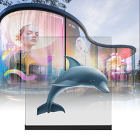 P6.25 esnek kapalı reklam LED ekran fiyat yinhan'dan 3D holografik şeffaf LED ekranlar