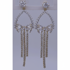 Elegant Six-Piece <b>Rose</b> <b>Gold</b> <b>Jewelry</b> Group Diamond Pearl <b>Set</b> for Polished Grace <b>Gold</b> Plated for Parties Weddings or Gifts - Product Image 1