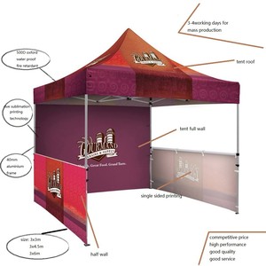 Tienda de campaña PDYEAR plegable sobre techo plegable para exposiciones con media pared <span class=keywords><strong>Ford</strong></span> Transit Custom Full Pop Up Garage Guangzhou Trade Show - Product Image 3