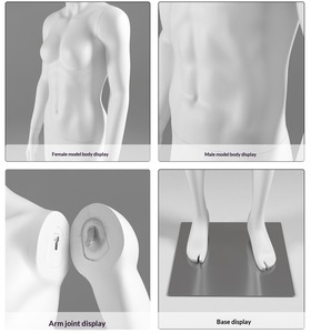 Maniquíes de Exhibición de <span class=keywords><strong>Cuerpo</strong></span> Completo y Torso en Blanco Mate Premium - Product Image 6