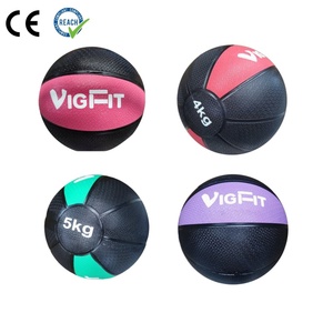Balón Medicinal de Goma Texturizado Premium VIGFIT de 1/2/4/5 kg, Balón de Entrenamiento con Peso para Ejercicios de Impacto, Balón de Gravedad para Gimnasio en Casa - Product Image 1