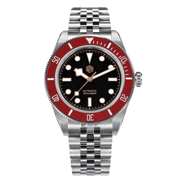 San Martin SN0128G Luxury Men 316L Stainless Steel Dive Watch 20 ATM Waterproof Luminous 40mm Diver Watches NH35
