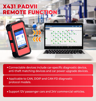 Lanceur professionnel X431 Pad 7 Elite X-431 Pad Vii OBD 2 pour la programmation et le codage des ECU, scanner de diagnostic automobile
