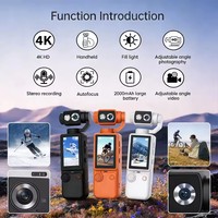 Nueva Cámara Deportiva 4K HD WiFi Q8, Grabadora de Viajes para Bicicleta, Mini Cámara Deportiva para Motocicleta, Vlogging