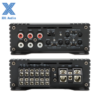 Amplificateur de puissance compact haut de gamme 150W * 6CH de classe D largeur 103mm pour système audio de voiture avec croisements et égaliseurs
