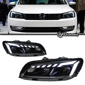 ชุดอัปเกรดไฟหน้ารถ Audi ดัดแปลงสำหรับ11-16, สำหรับ Passat B7 VW ไฟวิ่งกลางวัน ABS ไฟเลี้ยวน้ำข้ามพรมแดนสำหรับ VW - Product Image 3