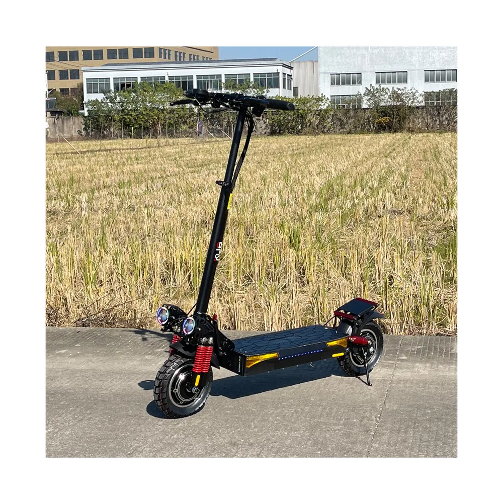 Europese Union Stock Scooter 10 Inch 500W Dual-Motor 45 Km/h Lange Afstand Opvouwbare Elektrische Scooter, Applaus