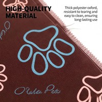 Tissu Oxford en polyester de haute qualité à motif de patte, matériau imperméable et résistant à l'usure pour produits pour animaux de compagnie, sacs, couture DIY