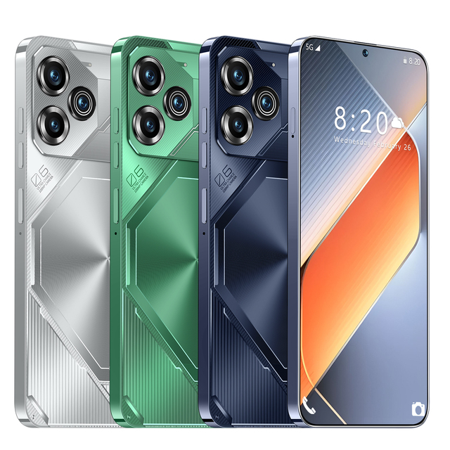 Original Pova 6 Pro 5G 7.3 Inch HD Smartphone with 16GB+1TB 6800 MAh Decacore CPU 108MP Rear Camera Android 13.0 Tecno Phone