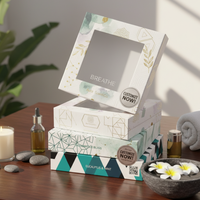 Boîte alimentaire de boulangerie pour retail Boîte d'emballage robuste à rabat avec couvercle à insertion et fond plat
