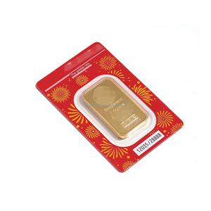 Colección Suiza 2024, Dragón del Zodiaco Chino, Lingote de Cobre de <span class=keywords><strong>1</strong></span> <span class=keywords><strong>Onza</strong></span>, Paquete en Blíster, Barra de <span class=keywords><strong>Oro</strong></span> de Latón Sólido de 31g en Venta - Product Image 4