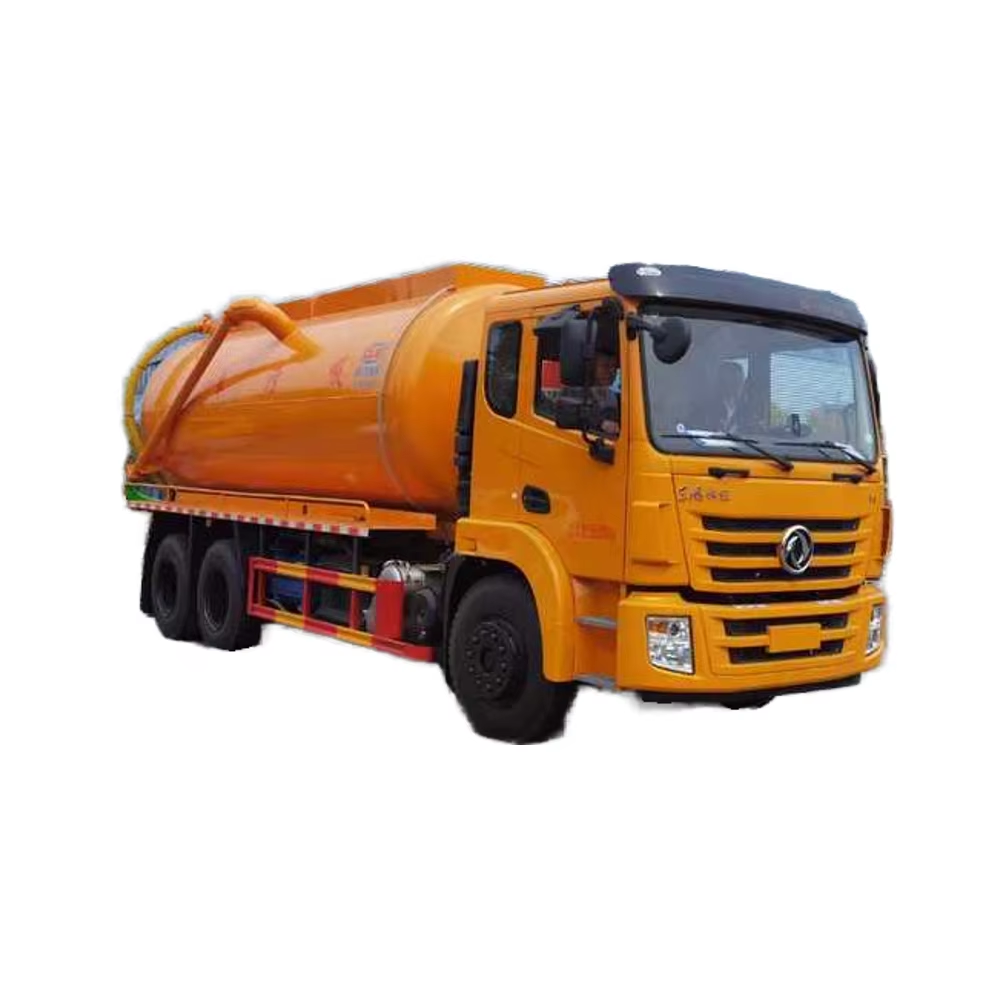 Dongfeng Jincheng 15.87m³ Cleaning and 6*4 Sewage Suction Truck for Sale