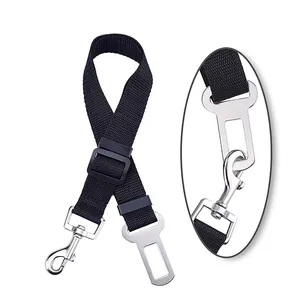 Double Breathable Mesh Fabric with Adjustable Pet Seat Belt with Car Connector