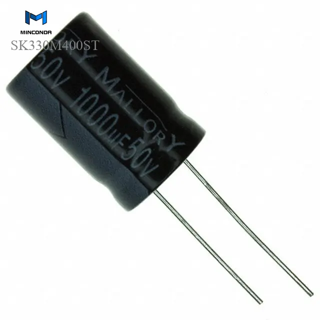 (Aluminum Electrolytic Capacitors 33uF 20% Radial, Can) SK330M400ST