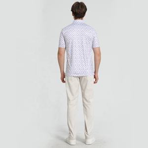 Camiseta de Golf Polo de Trabajo con Estampado por Sublimación Extra Grande con Logotipo Personalizado al por Mayor, Poliéster y Elastano - Product Image 3