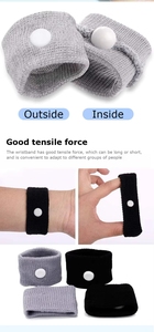 Venta al por mayor de muñequeras de viaje, antináuseas, coche, avión, malestar matutino, alivio de las náuseas, acupresión, bandas para mareo por movimiento - Product Image 4