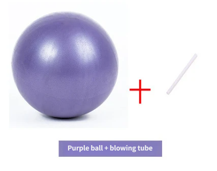 Pilates small ball, purple, without logo [diameter 22-25cm]
