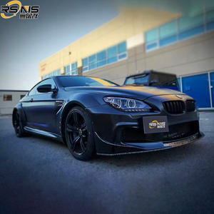 กันชนหน้ารถยนต์กันชน F13 F12สำหรับ BMW 6 Series, กันชนด้านหลังขอบข้างกันชนคาร์บอนไฟเบอร์ PD <span class=keywords><strong>สวย</strong></span>ชุดบอดี้กว้างสไตล์ - Product Image 5