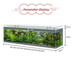 Mueble de <span class=keywords><strong>TV</strong></span> Cuadrado Moderno y Sencillo de Fábrica, Acuario sin Agua para Sala de Estar, Mediano/Grande, para Personas con Poco Tiempo - Product Image 3
