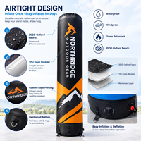 Colonne gonflable personnalisée CATC avec logo, en tissu Oxford 350D, imperméable et résistante au vent |   Pilier publicitaire événementiel personnalisé avec impression sur mesure.