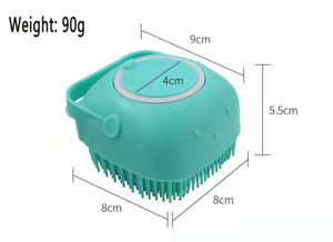 Brosses de massage pour douche pour animaux de compagnie à <span class=keywords><strong>prix</strong></span> d'usine Brosses de bain en poils de chien écologiques avec distributeur de <span class=keywords><strong>savon</strong></span> - Product Image 6
