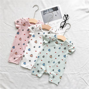 Proveedores de Productos para Bebés de China, Mameluco de Bebé 100% Algodón con Estampado Personalizado, Ropa para Niños Pequeños - Product Image 1