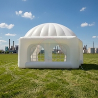 Tente de mariage gonflable sur mesure, fabriquée en Chine, tente géante blanche pour événements, pavillon d'exposition gonflable extérieur, location commerciale