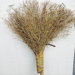 Scopa di bambù naturale con manico in legno di grandi dimensioni a basso prezzo - Product Image 1