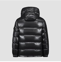 Veste d'hiver en duvet épais à capuche pour hommes