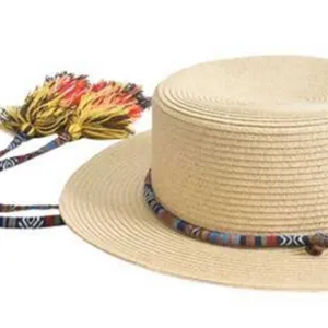 2022 Wholesale High Quality baby straw hats Outdoor Leisure travel Paper beach floppy hat women straw