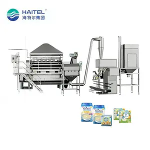 Fully automatic baby food rice flake making processing machine made in china CE approved