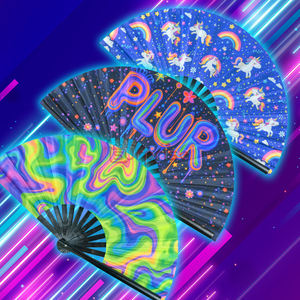 कस्टम प्लास्टिक हैंड क्लैप बड़े लकड़ी के बांस लाइन नृत्य क्लैकर शादी के क्लैक फोल्डिंग प्रशंसकों को सबलिमिनेशन ब्लैंक - Product Image 6