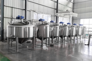 SS Industrial Agitator <strong>Mixing</strong> Tank 1500L 15BBL With High-Speed Mixer - China Manufacturer For Chemical/Food Processing - Product Image 4