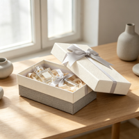 Boîte à parfum décorative en céramique avec flacon de parfum, ensemble cadeau de parfum pour table en bois, emballage cadeau en gros, fabrication sur mesure