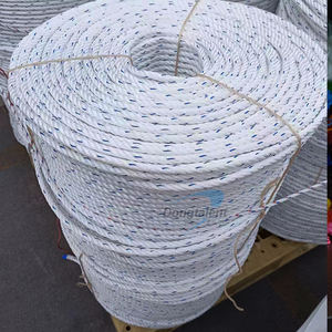 高強度撚り 白 3打ち ポリプロピレン ロープ (6mm, 10mm, 12mm, 16mm, 20mm, 24mm, 28mm) – マリン・漁業・梱包用PPロープ - Product Image 4