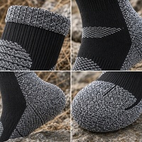 Chaussettes de randonnée personnalisées avec logo, chaussettes de sport rembourrées avec soutien de la voûte plantaire extensible pour la randonnée en plein air
