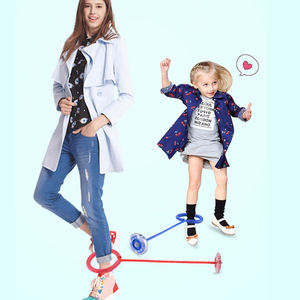 Toptan ucuz aile oyuncaklar ebeveyn-çocuk oyunu salıncak yanıp ayak bileği atlama spor atlama flaş topu - Product Image 2