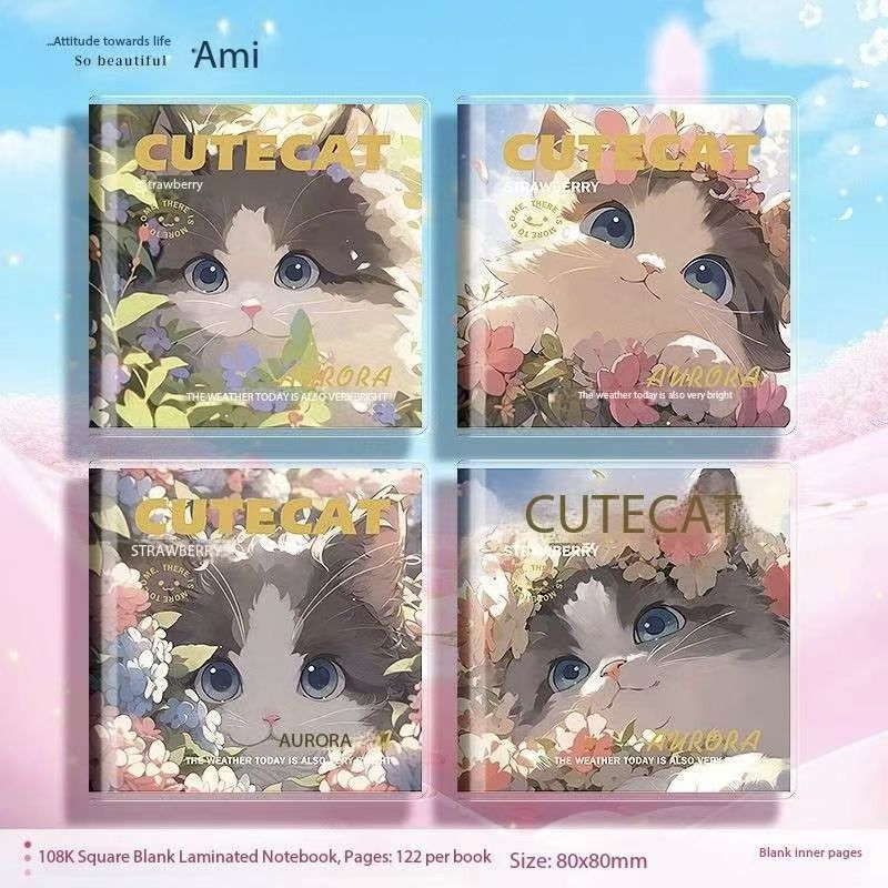 Libro-ami con custodia in gomma vuota quadrata da 108k