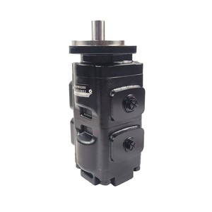 Pompe hydraulique à engrenages à 2 étages HUAMAO compatible JCB, 5 CV, 250 bars, connexion 1/2 pouce - Product Image 1