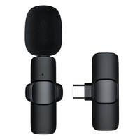 Vlog-Mini-Microphone de Studio à revers sans fil Portable, Kit Vlog, petit Microphone Lavalier à condensateur pour Smartphone