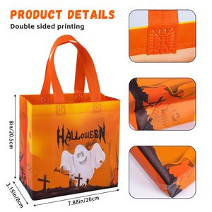 Sacchetti Personalizzati in TNT con Manici per Dolcetti di Halloween per Bambini - Product Image 2